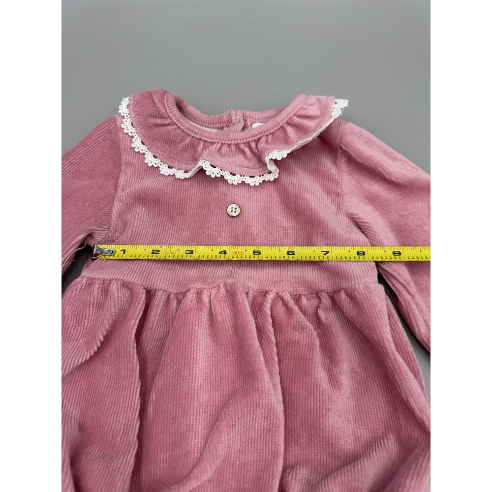 Ted Baker Girls Pink One Piece Romper Long Sleeve Size 12‎ Months 12M - Picture 5 of 14